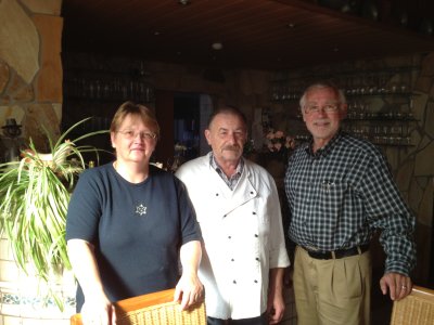 Me with Herr und Frau Binder of the Kürnbacher Hof