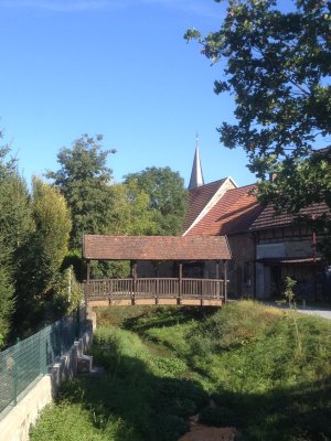 Bridge Over Stream Running Through Kürnbach