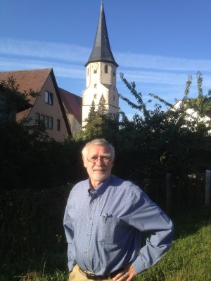 Me in front of the church