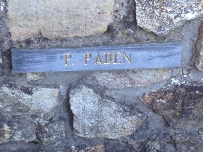 Block In Memory Of Paul Paden, Victim Of The Malmédy Massacre