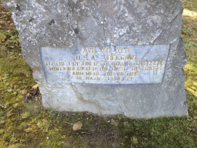Stone With Inscription About Victims