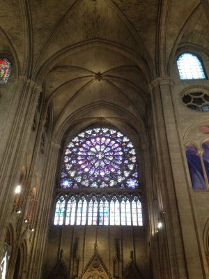 A View Inside Notre Dame Cathedral