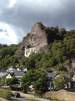 Church Built Into Rock At Idar-Oberstein