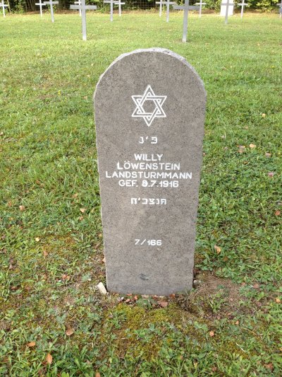 Grave Marker For Willy L&ouml;wenstein