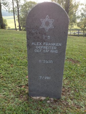 Grave Marker For Alex Franken