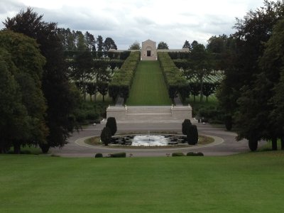 Pool And Terrace In Meuse American Cemetery