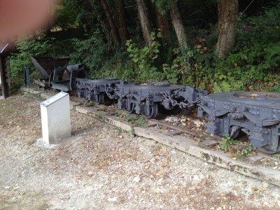 Narrow Gauge Railroad Cars At Vauquois