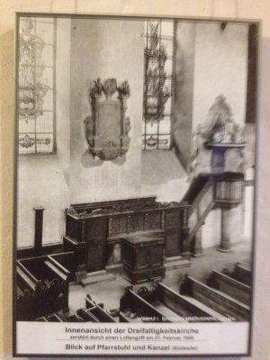 Pulpit And Minister's Seat At Old Trinity Church