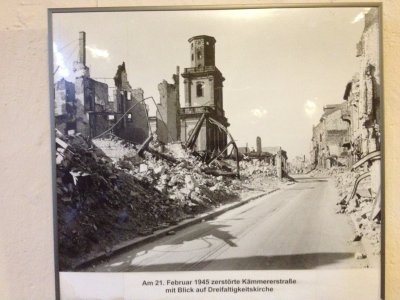 Kämmererstraße And Trinity Church In Ruins