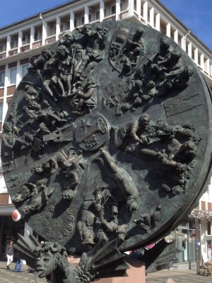 Time Disk In Market Square In Worms