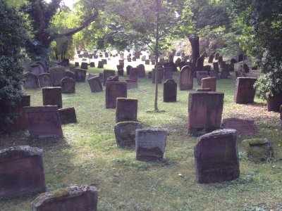 Graves In Jewish Cemetery In Worms