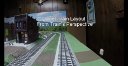 Model Train Layout From Train's Perspective