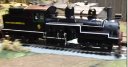 Shay Locomotive running on layout